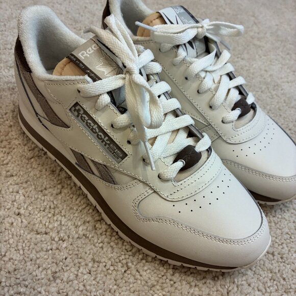 NWOT, Reebok White Brown Women's Sneaker Size 7 - Picture 11 of 14